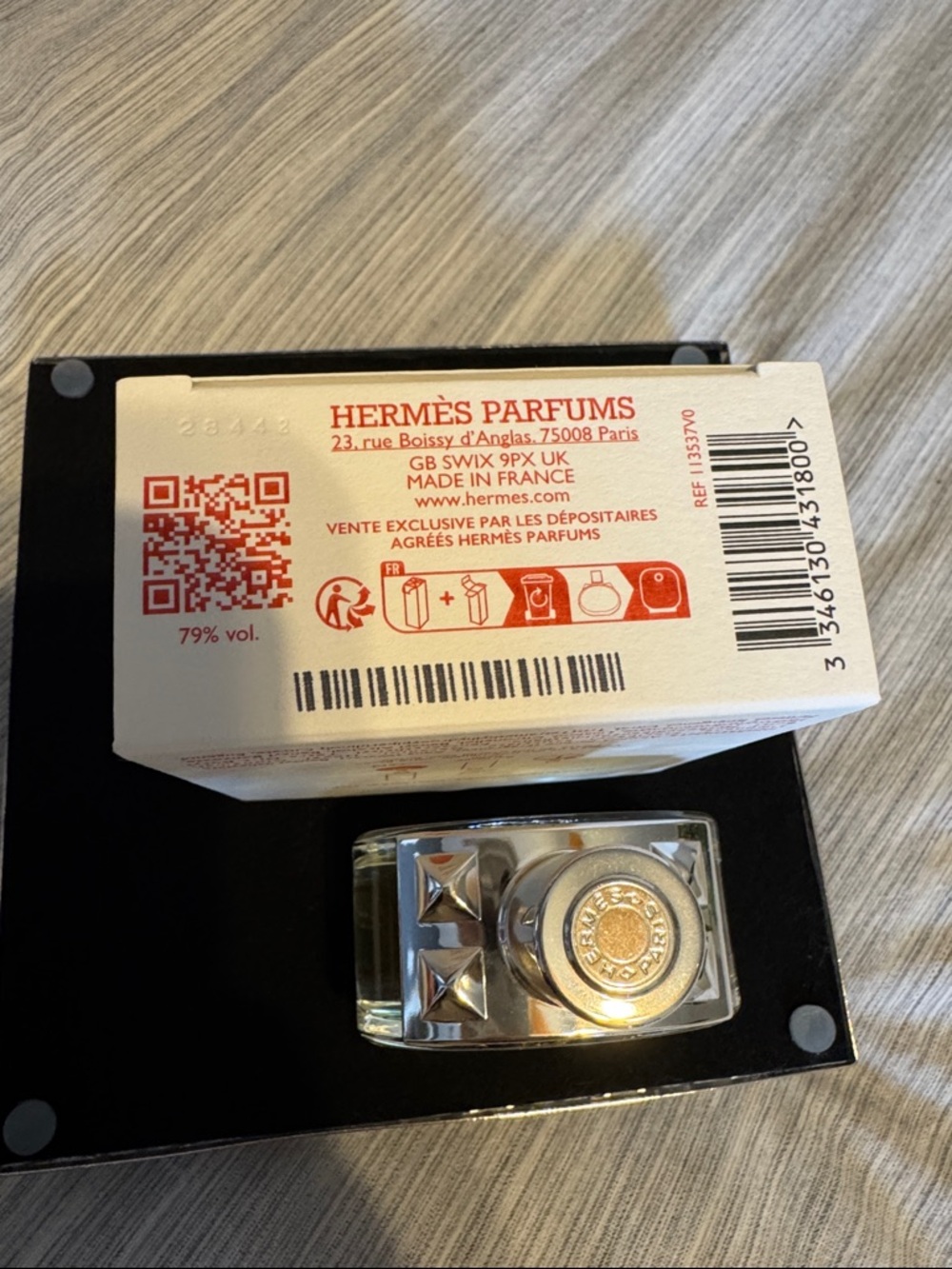 Hermes Barénia Eau de Parfum — Gold Bottle and Box 30ml - Picture 3 of 3